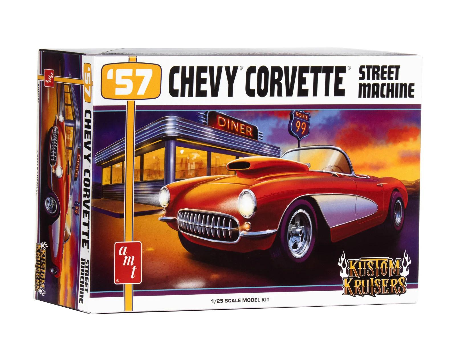 AMT 1/25 57chevy Corvette Street Machine Model Kit — official product photo 1