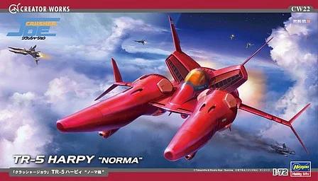 Hasegawa 1/72 TR-5 Crusher Joe Harpy Norma Model Kit — box art