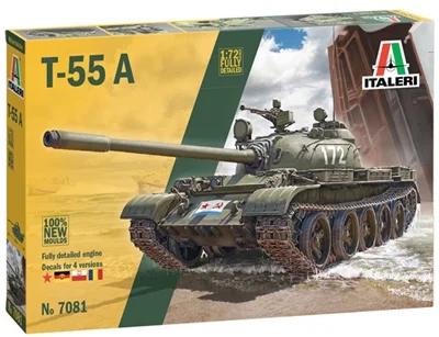 Italeri 1/72 T-55 Main Battle Tank Model Kit — box art