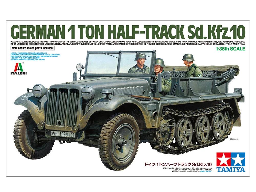 Tamiya 1/35 German 1t Half-track Model Kit — official product photo 1