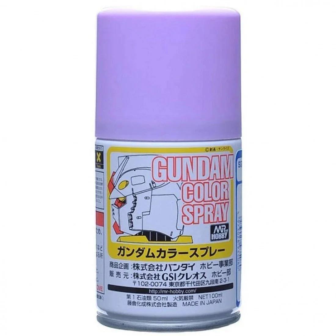 Mr. Hobby SG08 Gundam Color Spray MS Purple (Semi-Gloss) 100ml — product photo