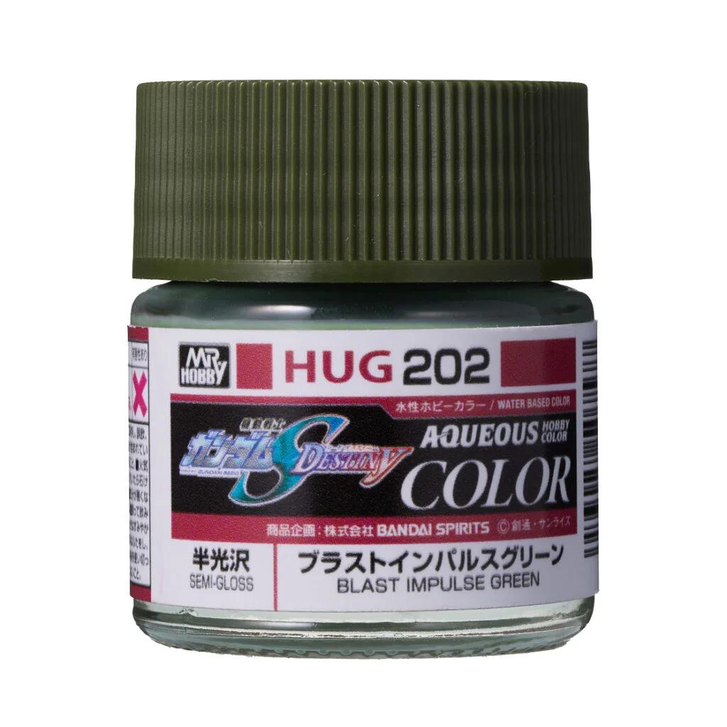 Mr. Hobby Aqueous Gundam Color HUG202 Blast Impulse Green 10ml — product photo