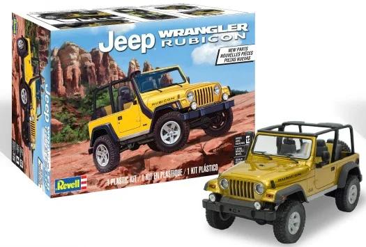 Revell 1/25 Jeep Wrangler Rubicon Model Kit — box art