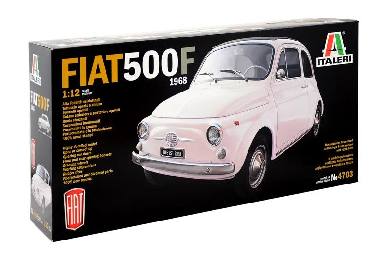 Italeri 1/12 Fiat 500f 1968 Car Model Kit — official product photo 1