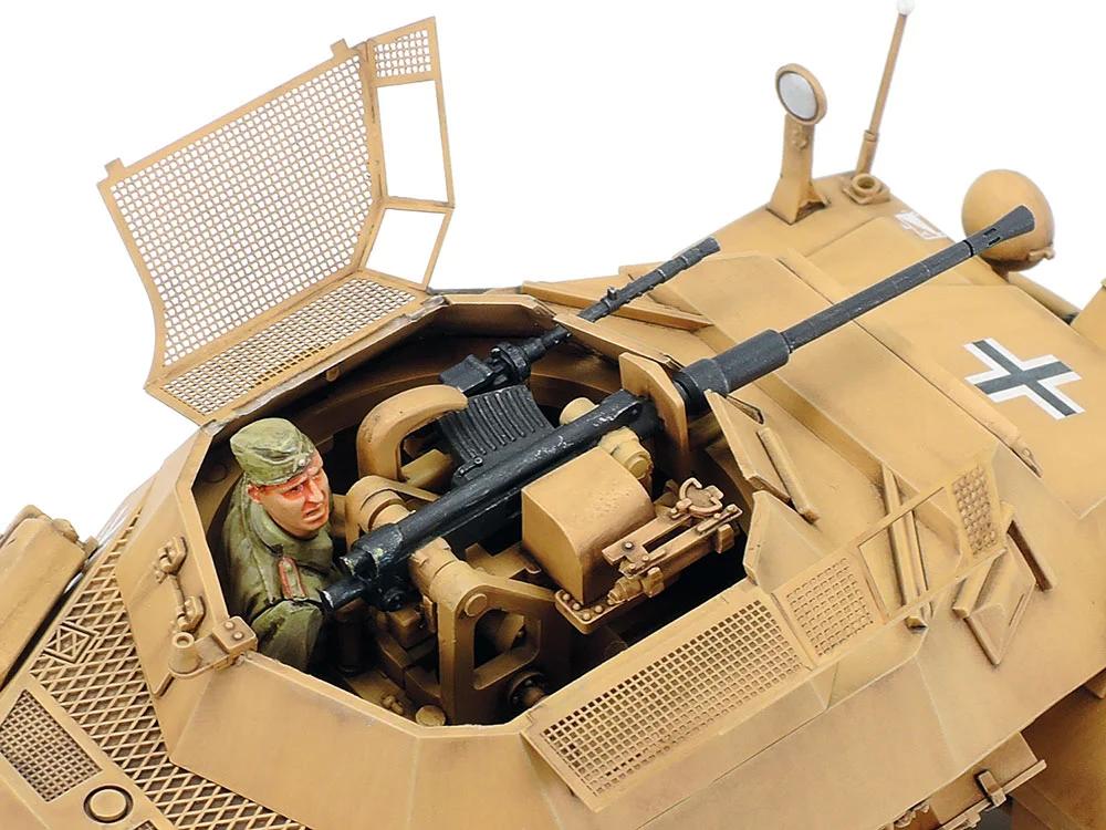 Tamiya 1/35 SD Kfz 222 Armored Car Model Kit — official product photo 3