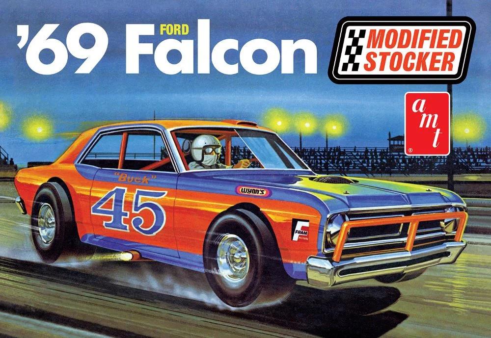 AMT 1/25 1969 Ford Falcon Modified Stocker Model Kit — box art