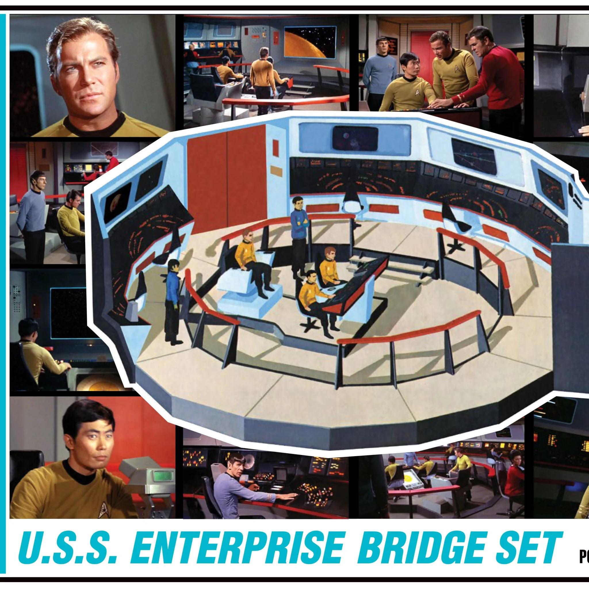 AMT 1/32 Star Trek USS Enterprise Bridge — official product photo 1