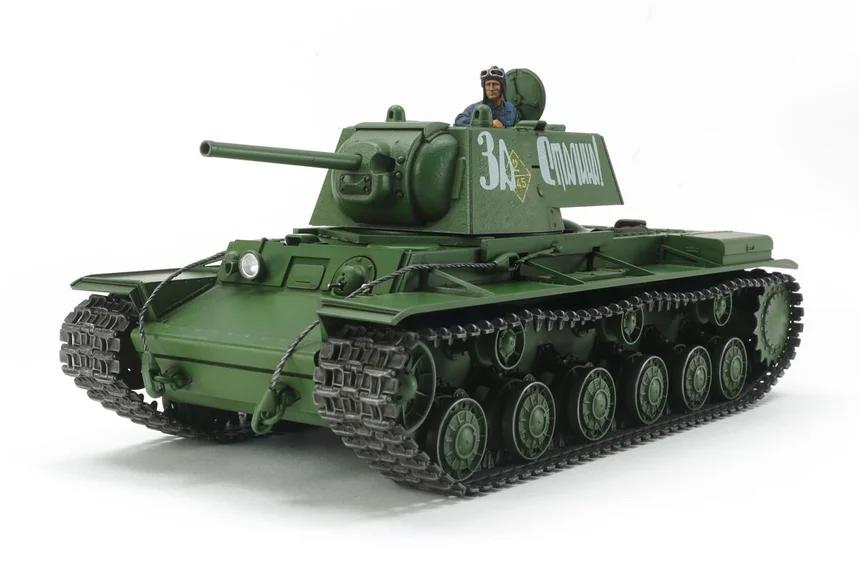 Tamiya KV-1 Russian Heavy Tank 1941 Erlyprod 35 Model Kit — box art