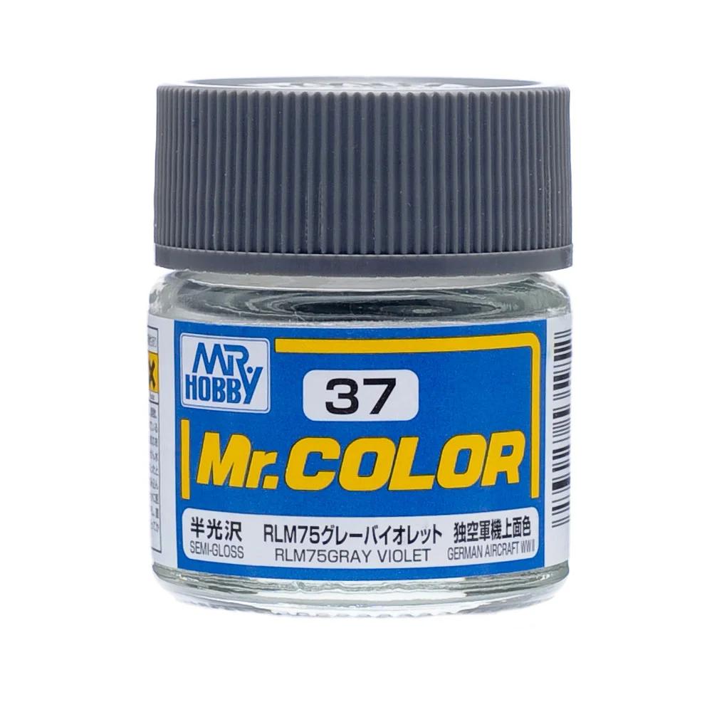 Mr. Hobby Mr. Color RLM75 Gray Violet (C37) 10 ml — official product photo 1