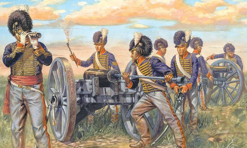 Italeri Napoleonic War Brit Artillry72 Model Kit — official product photo 1