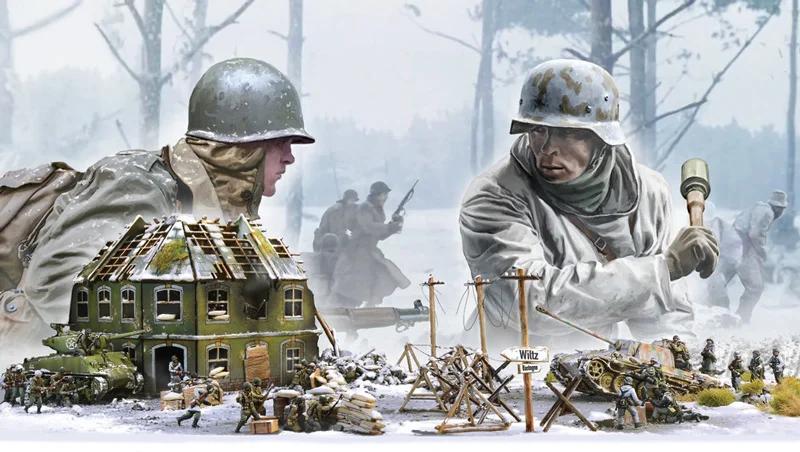 Italeri 1/72 Bastogne Siege Mdf Model Kit — official product photo 1