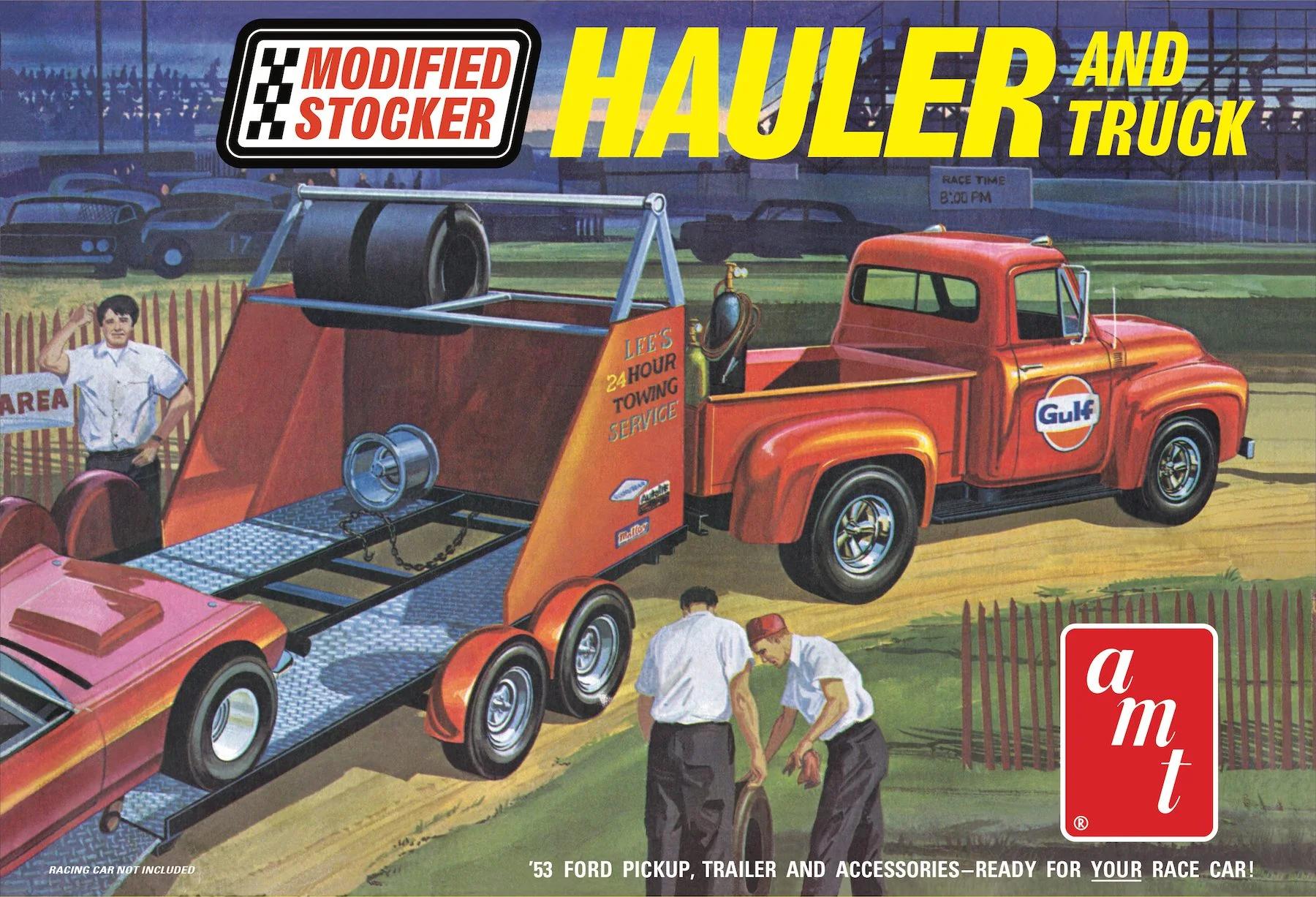 AMT 1/25 53 Ford Pickup Modified Stocked Model Kit — official product photo 1