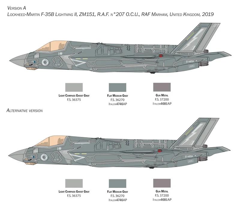 Italeri 1/48 F-35B Lightning II Stovl Model Kit — official product photo 4