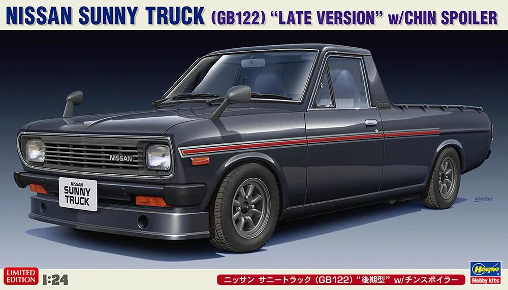 Hasegawa 1/24 Nissan Pickup Sunny Late Model Kit — official product photo 1