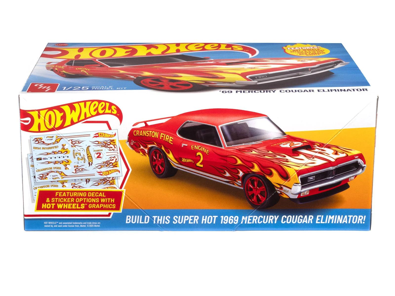 AMT 1/25 1969 Cougar Eliminator Hot Wheels Model Kit — official product photo 3