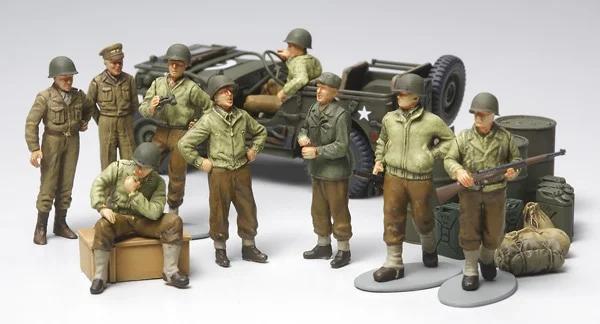 Tamiya 1/48 US Infantry At Rest Ww2 Model Kit — official product photo 1