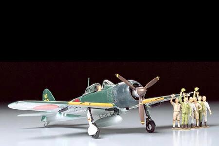 Tamiya 1/48 A6m5c Zero 52 Model Kit — box art