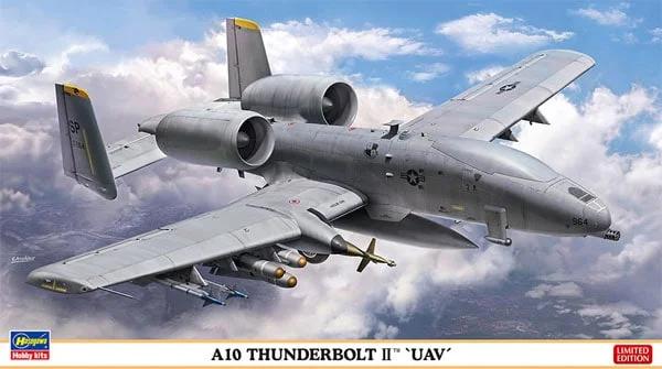 Hasegawa 1/72 A10 Thunderbolt II Uav Model Kit — box art