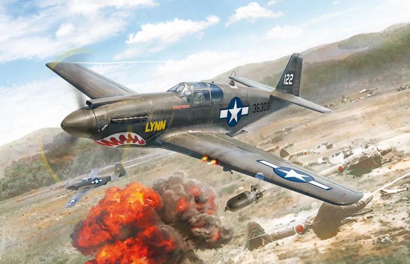 Italeri 1/72 P-51A Mustang Model Kit — official product photo 1