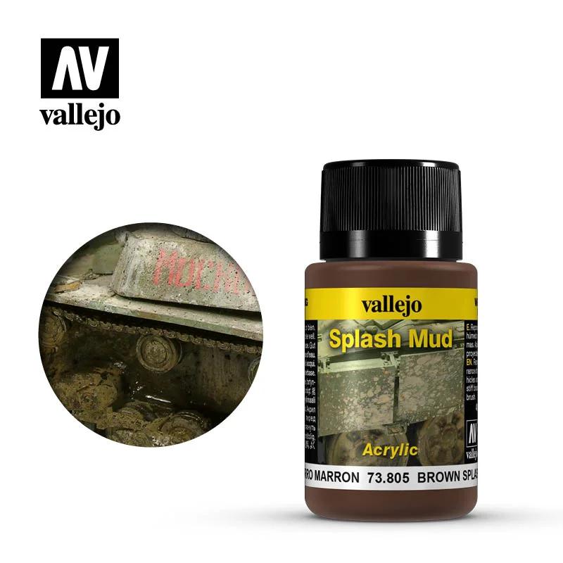 Vallejo Brown Splash Mud 40ml 6p