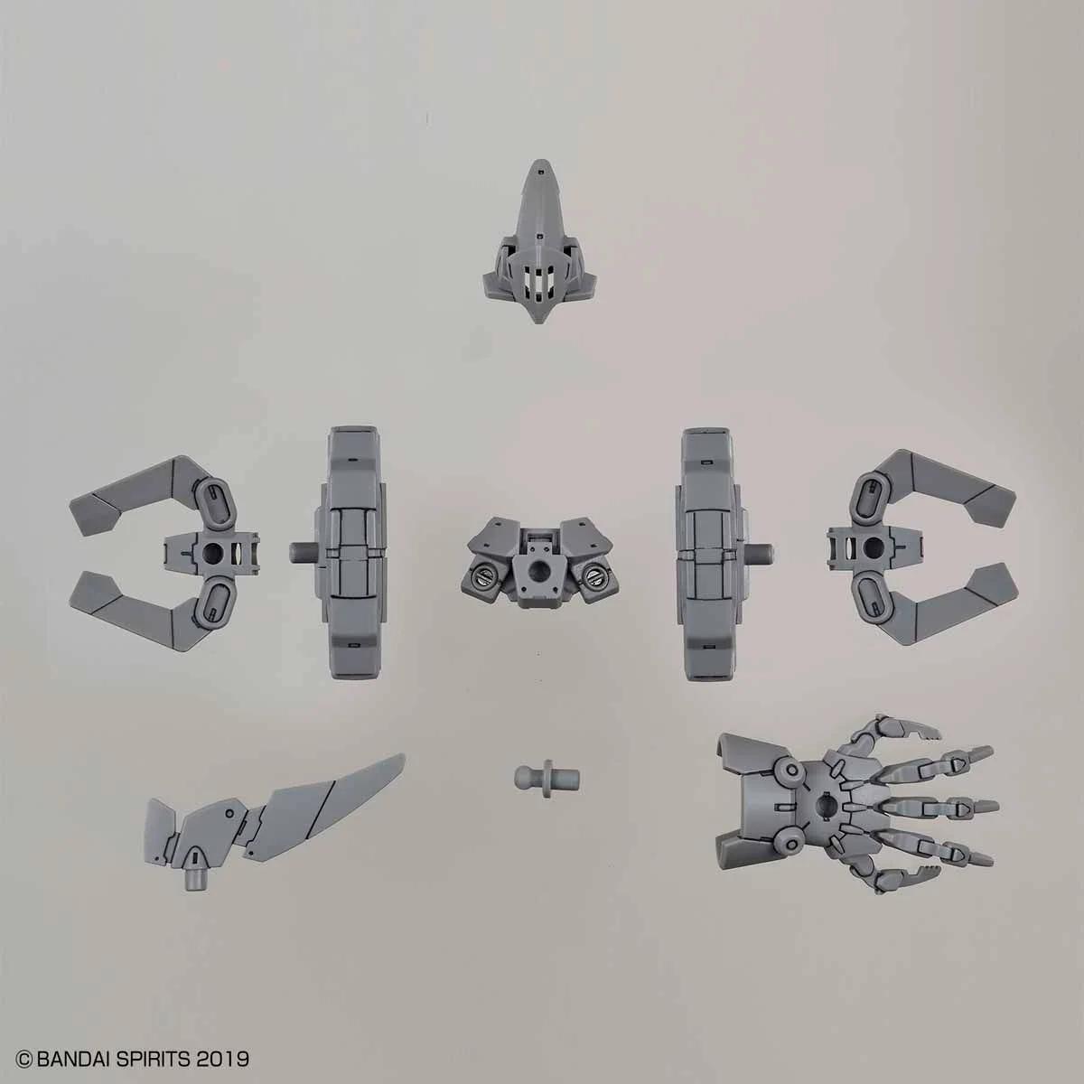 Bandai 1/144 30MM 19 Cielnova Option Armor Light Gray Model Kit — official product photo 1