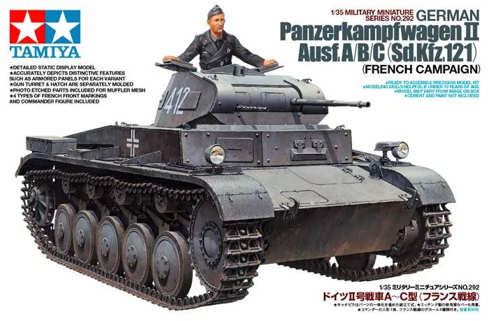 Tamiya Panzerkampfwagen II Ausf D C Model Kit — official product photo 1