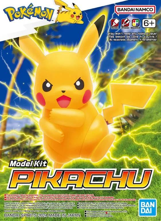 Bandai Pikachu Pokemon Model Kit — box art