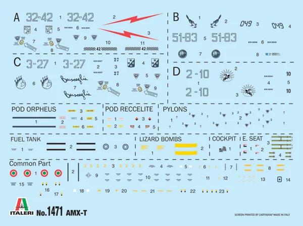 Italeri 1/72 AMX-T Twin Seater Model Kit — official product photo 2