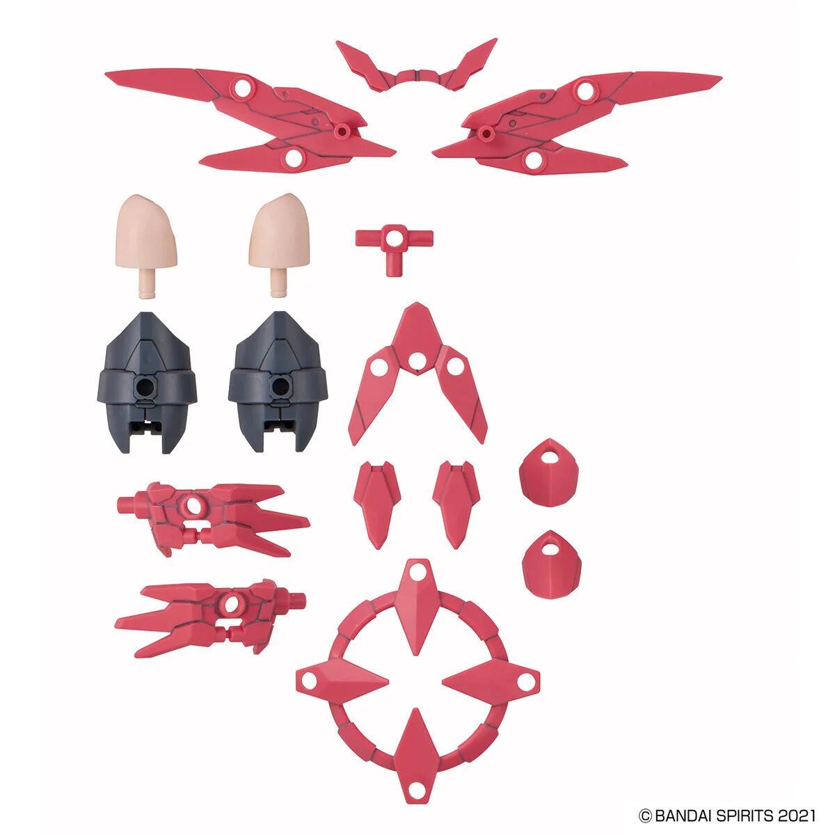 Bandai 1/144 30MS Option Part Set 2 Flight Armor Model Kit — official product photo 2