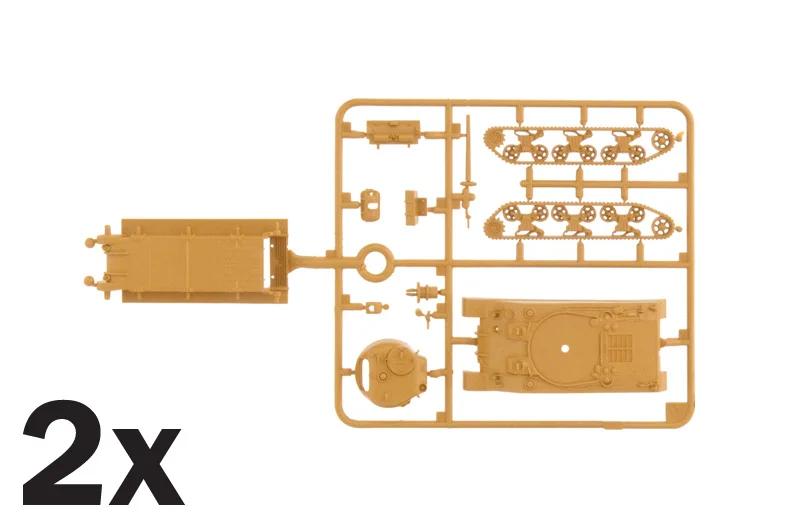 Italeri 1/72 M4a2 Sherman Iii2 Pk Model Kit — official product photo 6