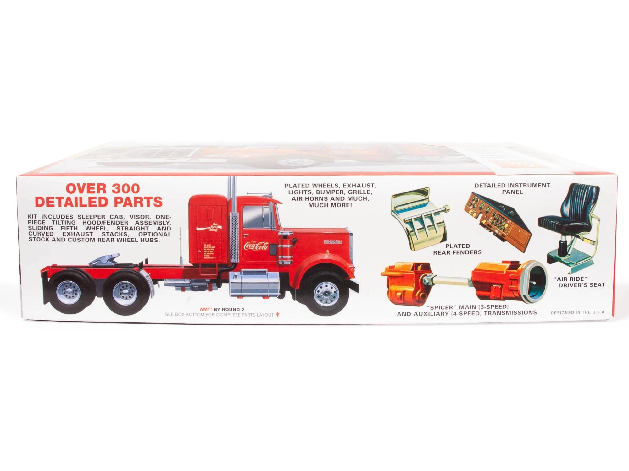 AMT 1/25 Kenworth 925 Tractor Coca-cola Model Kit — official product photo 3