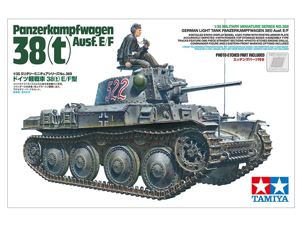 Tamiya 1/35 Panzer 38tausf E F Model Kit — official product photo 1