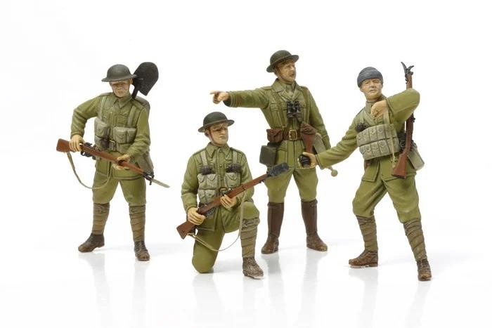 Tamiya 1/35 Ww-i Brit Infantry W Arms Model Kit — box art