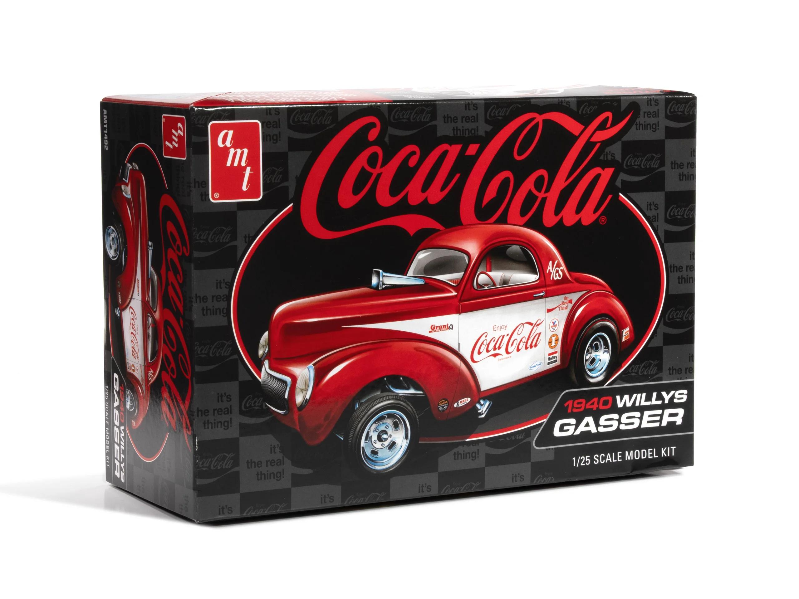 AMT 1/25 40willys Coupe Coke Race Team Model Kit — official product photo 1