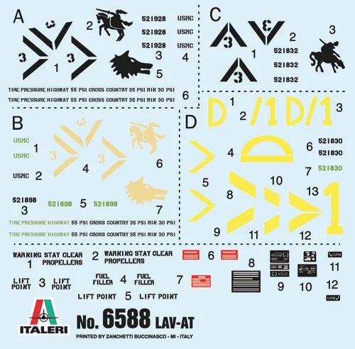 Italeri 1/35 LAV-25 T U Model Kit — official product photo 2