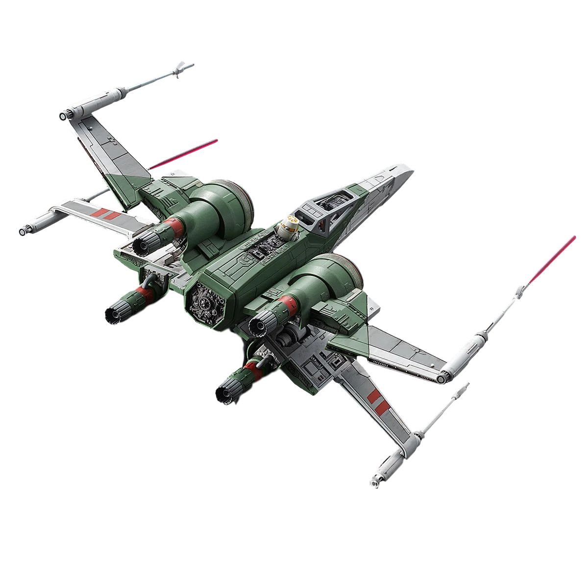 Bandai X-wing Fighter Rise Skywalker Model Kit — official product photo 3