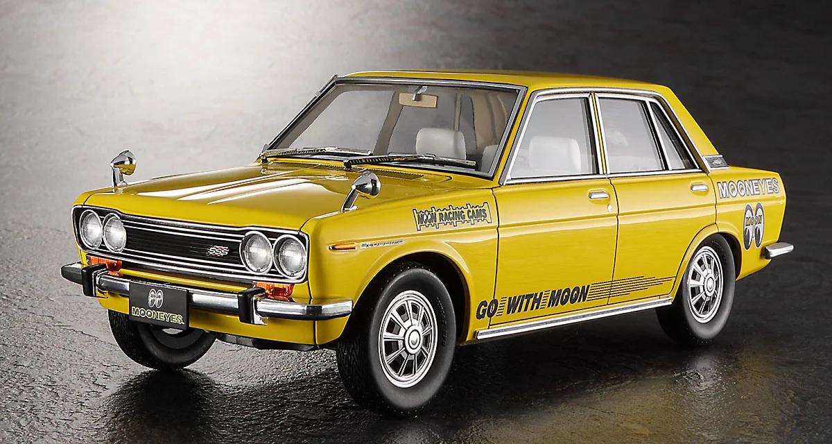 Hasegawa 1/24 Datsun Bluebird 1600 Sss Mooneyes Model Kit — official product photo 4