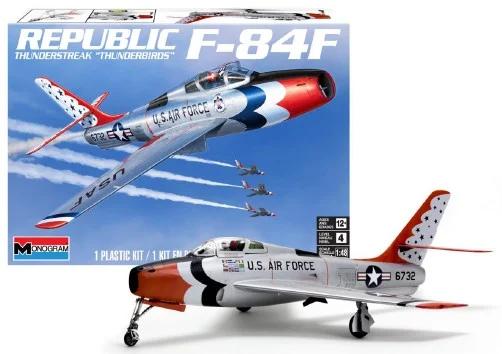 Revell 1/48 F-84F Thunderstreak Thunderbirds Model Kit — box art