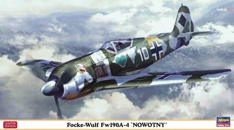 Hasegawa 1/48 Focke Wulf Fw190a4 Fighter Nowotny Model Kit — box art