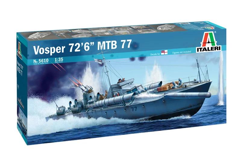 Italeri 1/35 Vosper 736 Mtb Model Kit — official product photo 2
