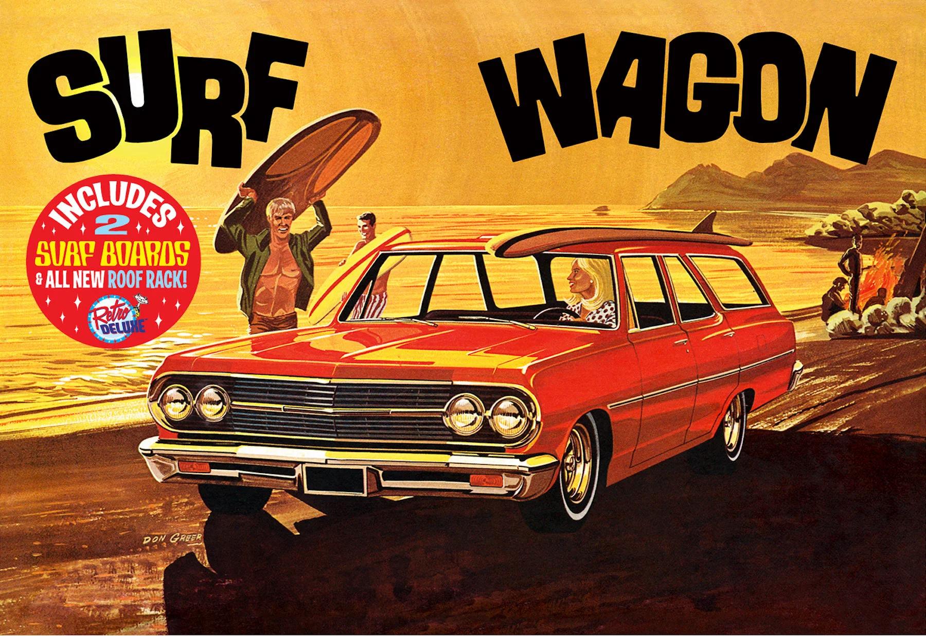 AMT 1/25 65 Chevelle Surf Wagon Model Kit — box art