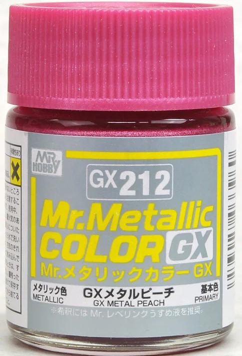 Mr. Metallic Color GX GX212 Metal Peach 18ml — product photo
