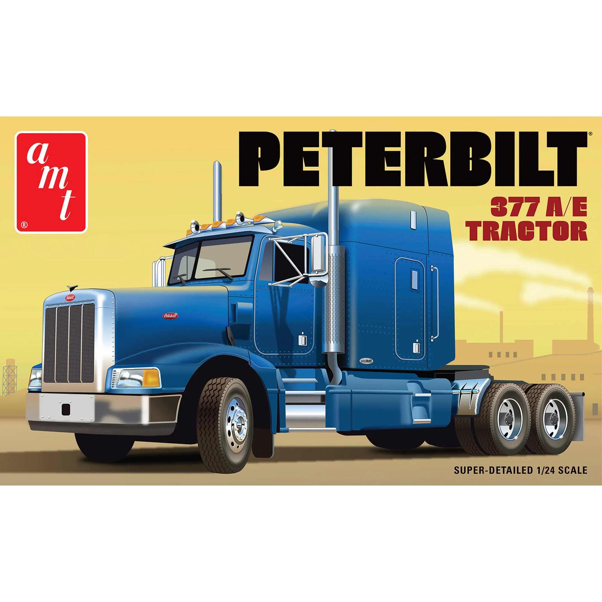 AMT 1/24 Classic Peterbilt 377 E Tractor Model Kit — official product photo 1