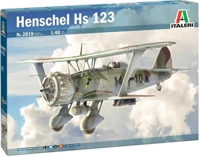 Italeri 1/48 Henschel Hs 123 Model Kit — box art