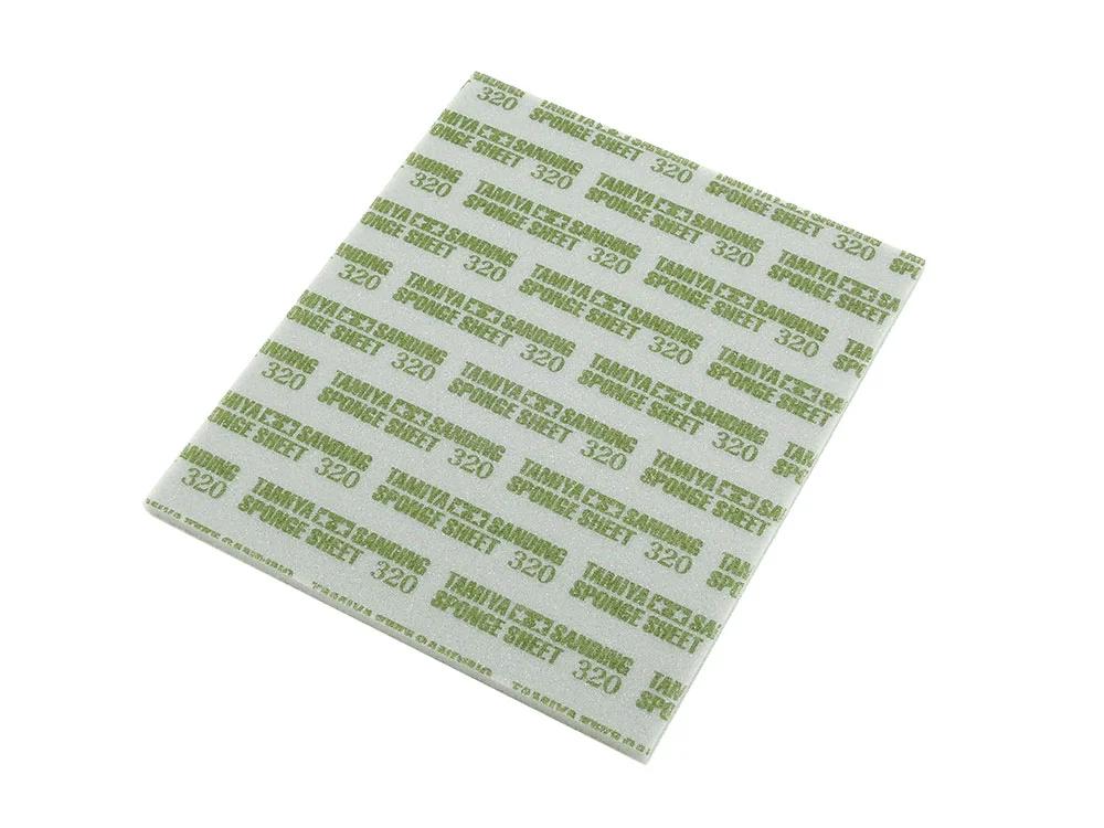 Tamiya Sanding Sponge Sheet 320 — official product photo 1