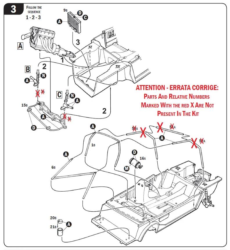 Italeri 1/24 Ford Escort Zakspeed Gr 2 Model Kit — official product photo 3