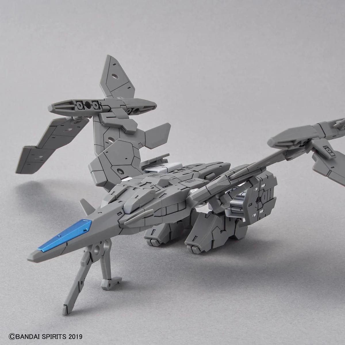Bandai 1/144 30MM 02 Air Fighter Gray Model Kit — official product photo 2
