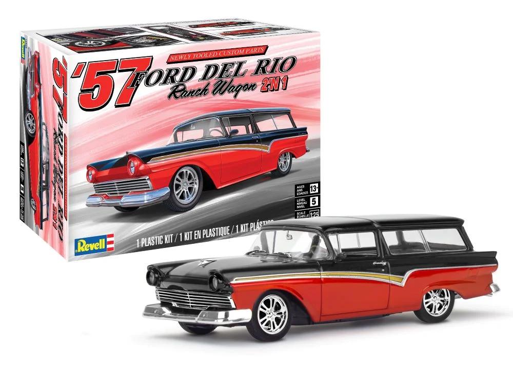 Revell 1/25 1957 Ford Ranch Wagon2n1 Model Kit — box art