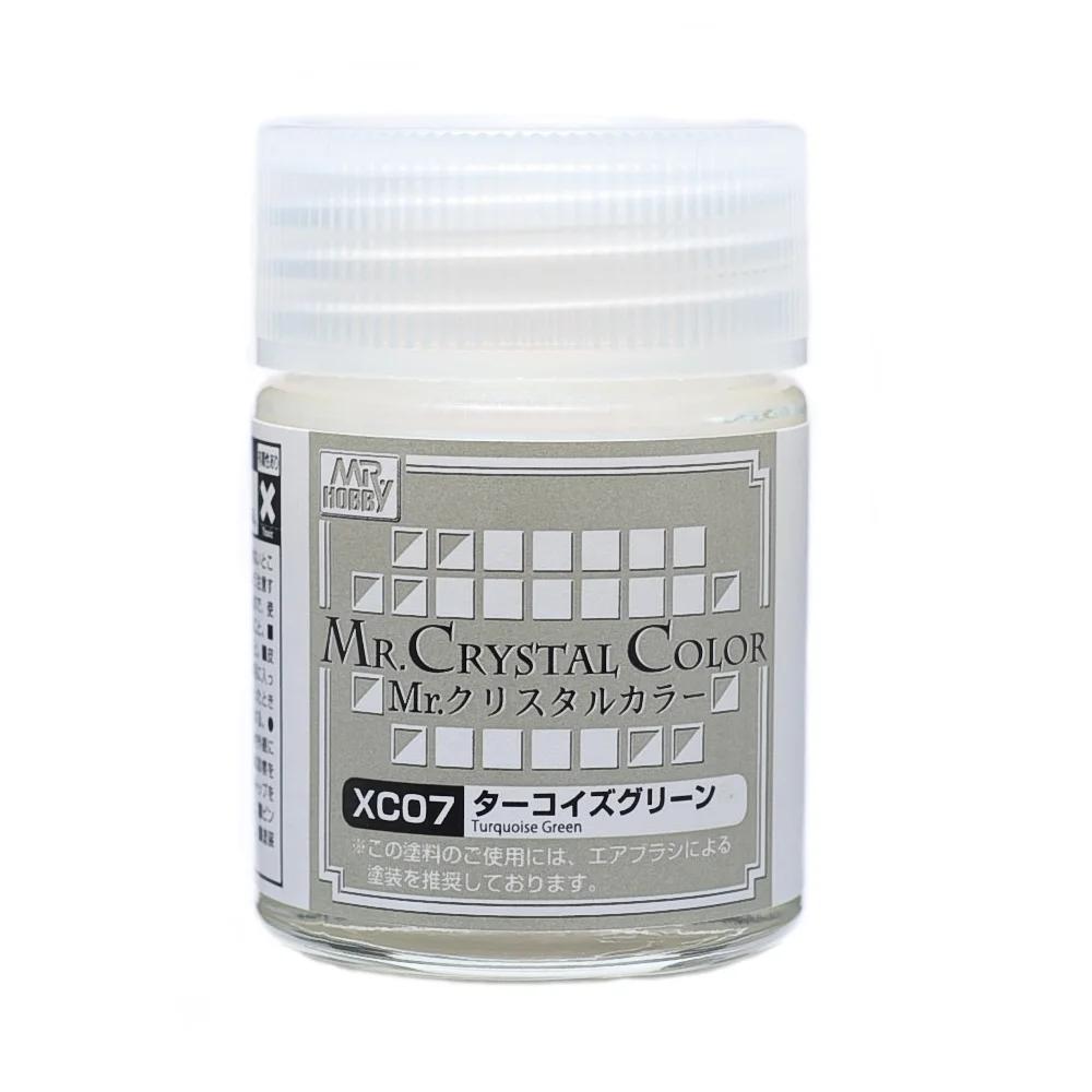 Mr. Hobby Mr. Crystal Color Turquise Green (XC07) 18 ml — official product photo 1