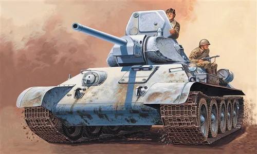 Italeri 1/72 T-34 76 Russian Tank Model Kit — official product photo 1